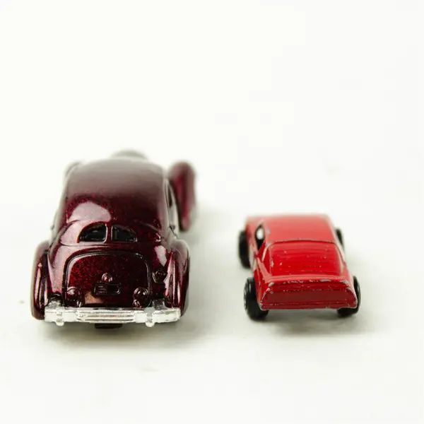 Lot of 2 Toy Cars Vintage Tootsie Toy Red Firebird & Hot Wheels Diecast