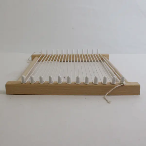 Friendly Loom PegLoom - 7"x10" Wooden Tapestry Loom Weaving Kit for Kids 