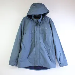 Columbia Men's L Blue Tryon Hiking Long Sleeve Soft Shell Jacket