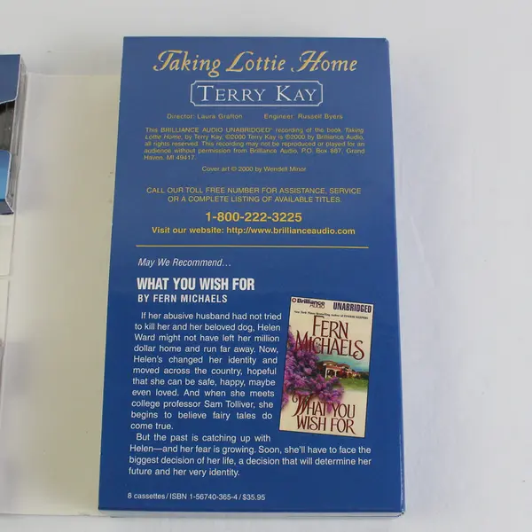 Taking Lottie, Home By Terry Kay Read By Buck Schirner (Audio Book, 6 Cassettes)