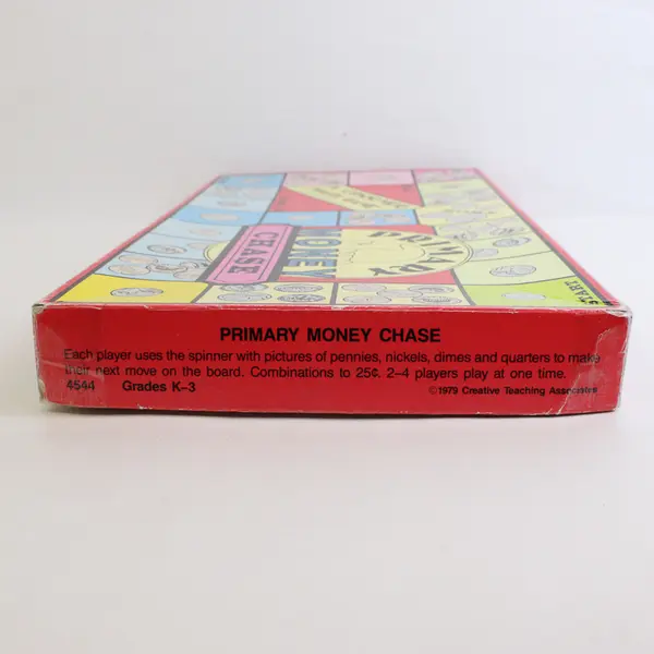 Primary Money Chase Vintage Board Game, Grades K-3 1979 #4544 