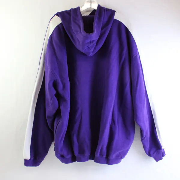 90s Sport-Tek Linfield Unisex 2XL Purple Pullover Long Sleeve Hoodie