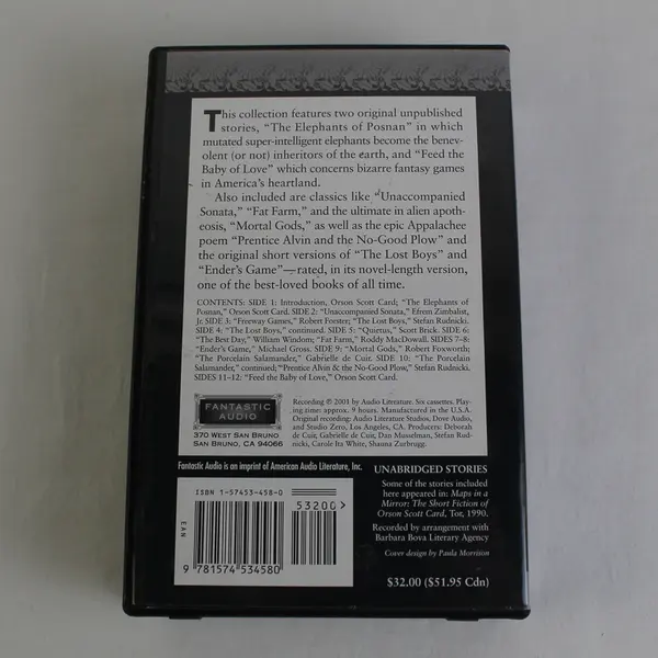 The Elephants Of Posnan By Orson Scott Card (Audio Book, 6 Cassettes)