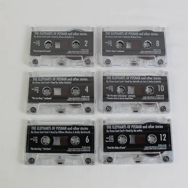 The Elephants Of Posnan By Orson Scott Card (Audio Book, 6 Cassettes)
