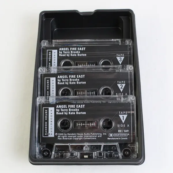 Angel Fire East By Terry Brooks Read By Kate Burton (Audio Book, 3 Cassettes)