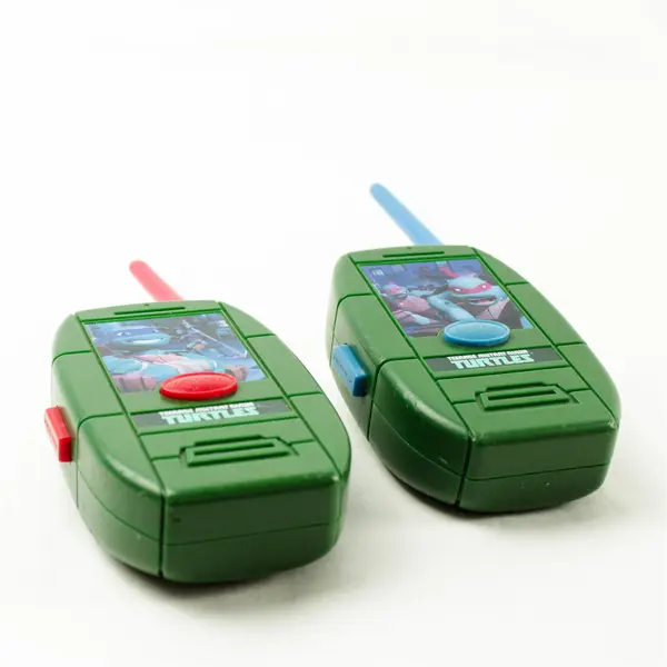Teenage Mutant Ninja Turtles Walkie Talkies Viacom 2013 Pair Used Untested