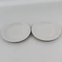 2  Homer Laughlin Fiesta Ware Salad Plates Ivory 2004 USA