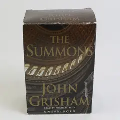 The Summons By John Grisham Read By Michael Beck (Audio Book, 6 Cassettes)