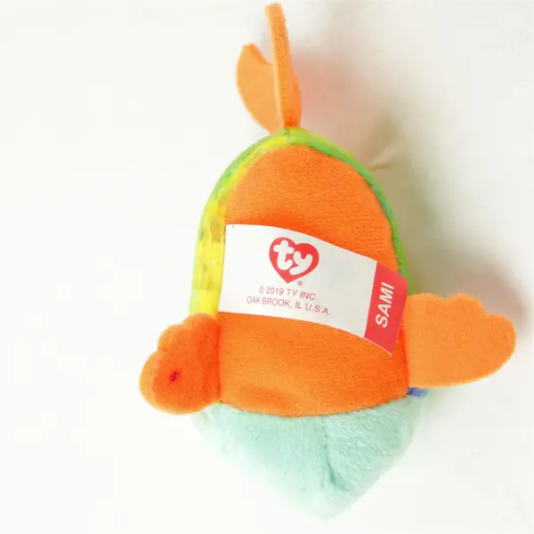 Ty Sami Rainbow Fish 4in Beanie Baby Retired Collectible