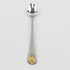 Gerber 70th Anniversary Infant Feeding Spoon 1928-1998 SS With Gold Accent 5.5"
