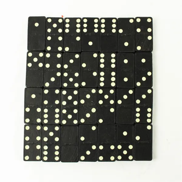 Vintage Dominoes Set of 27 Double Six 