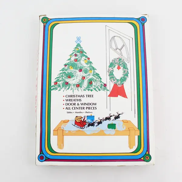 Vtg Decor Noel Angel Hair Christmas Decorations 2 oz. Original Box 