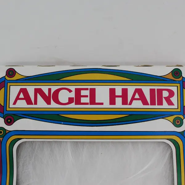 Vtg Decor Noel Angel Hair Christmas Decorations 2 oz. Original Box 