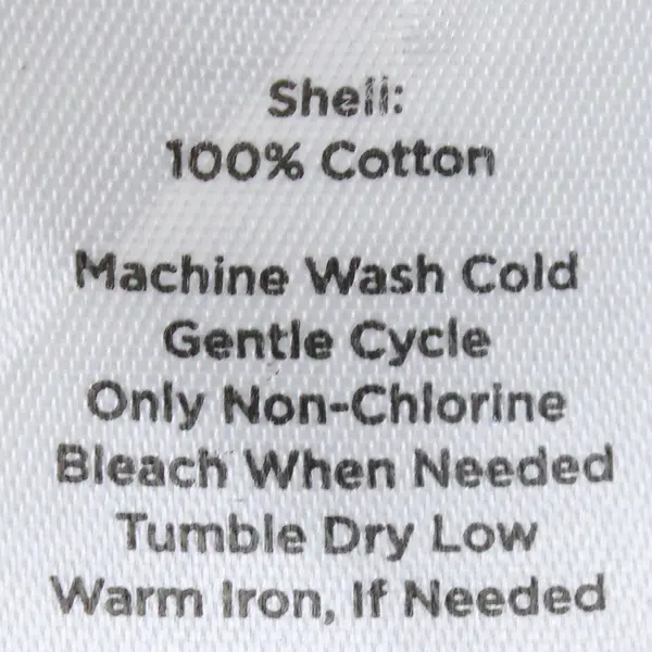 Talbots Women's L Blue & White Floral Print Button Down 3/4 Sleeve Blouse