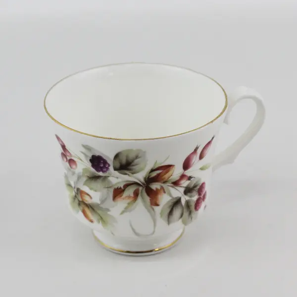 Duchess Bone China Berry And Acorn Cup and Saucer Set