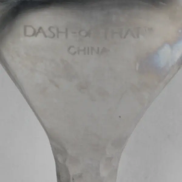 Lot of 2 Dash Of That Flatware Hammered Handle Pattern Stainless Teaspoons 6.75"