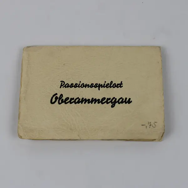 Germany Oberammergau Passionsspielort Accordion Souvenir Folder 1950s