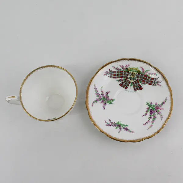 Royal Stafford Tartan Series Royal Stewart Bone China Cup and Saucer Set