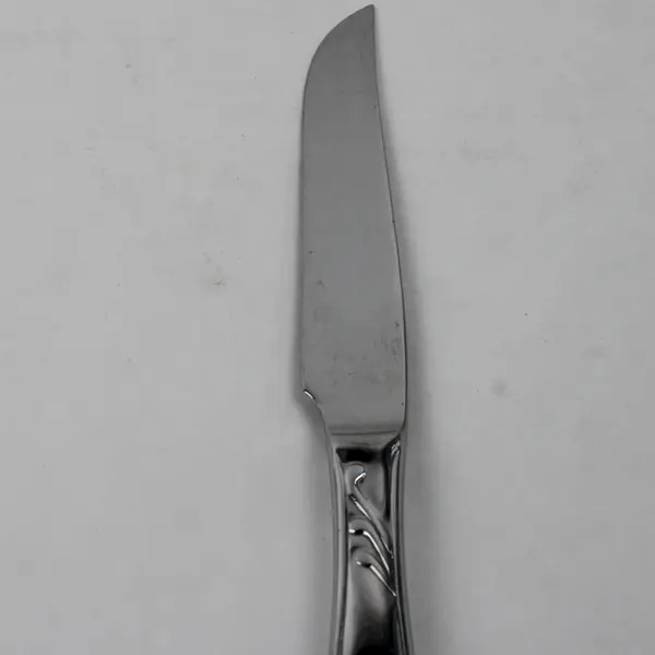 Lot of 2 Mikasa Lucerne Pattern Stainless Steak Knives Serrated 9" Good