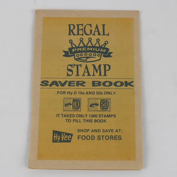 Vintage Regal Premium Stamp Saver Book Hy-Vee Stores