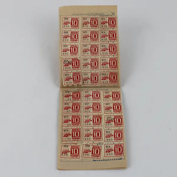 Vintage Regal Premium Stamp Saver Book Hy-Vee Stores