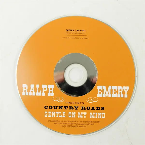 Ralph Emery Country Roads / Gentle on My Mind CD No Case Untested
