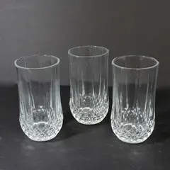 Set Of 3 Cristal d'Arques Longchamp 12 oz Tumbler Cups