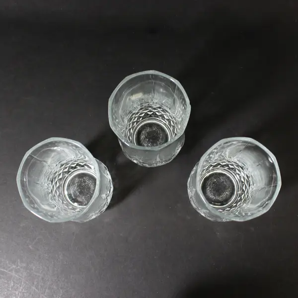 Set Of 3 Cristal d'Arques Longchamp 12 oz Tumbler Cups