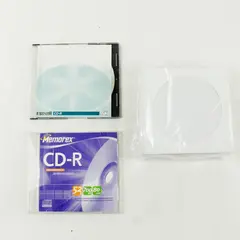 Lot of CDs & Accessories 2 Blank CD-Rs New Empty CD Sleeves