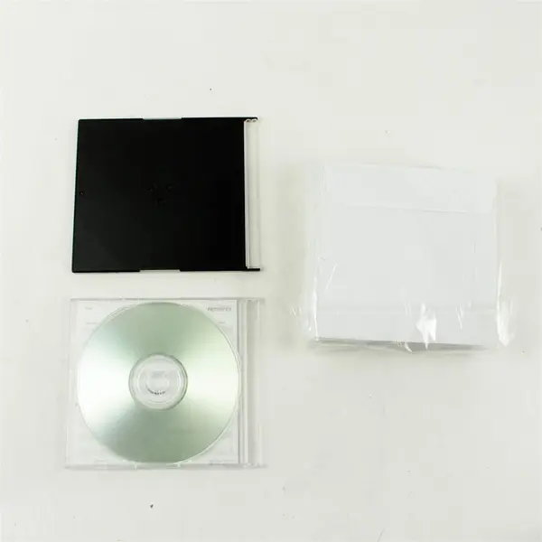 Lot of CDs & Accessories 2 Blank CD-Rs New Empty CD Sleeves