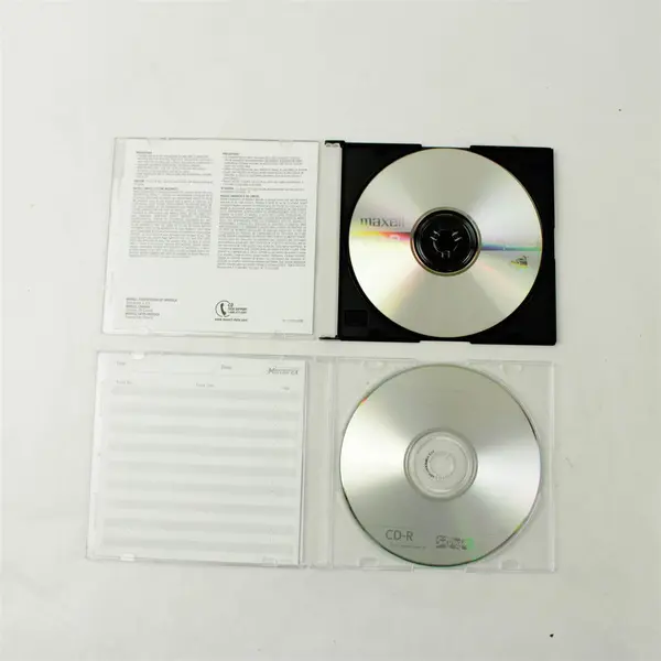 Lot of CDs & Accessories 2 Blank CD-Rs New Empty CD Sleeves