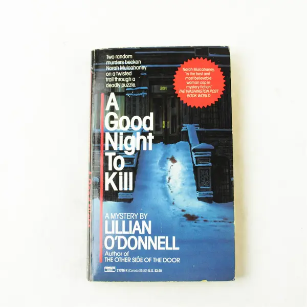 A Good Night to Kill by Lillian O'Donnell Paperback Vintage Crime Fiction