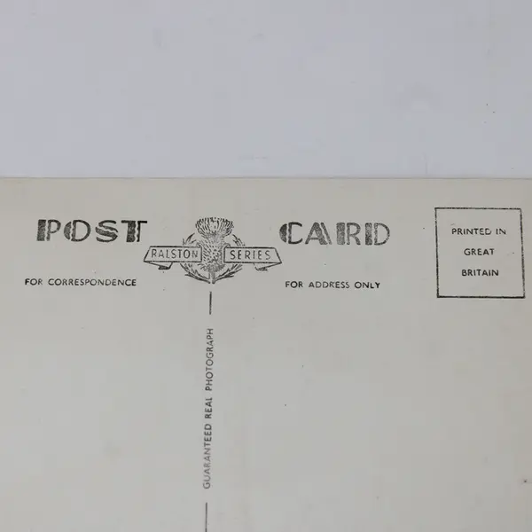 Pipers Edinburgh Castle RPPC Postcard W Ralston Ltd Scotland Unposted