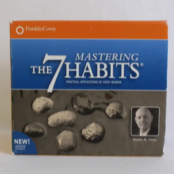 Mastering The 7 Habits Stephen R Covey Leadership Audiobook CD 2005 Box Set