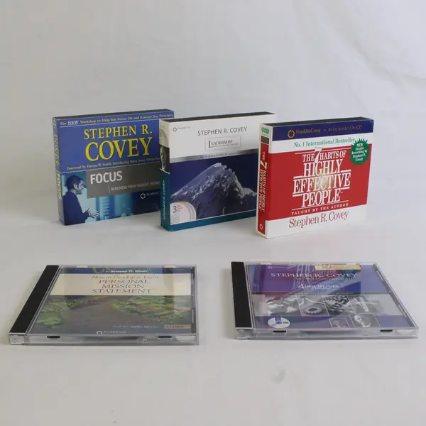 Mastering The 7 Habits Stephen R Covey Leadership Audiobook CD 2005 Box Set