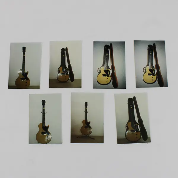 Lot Of 9 Vintage Gibson Guitar Snapshot Photos 1990s