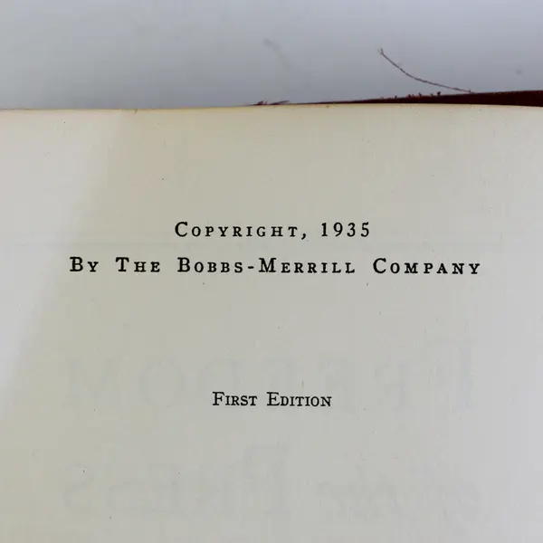 Vintage Freedom of the Press by George Seldes 1935 HC 1st Edition Ex Library 