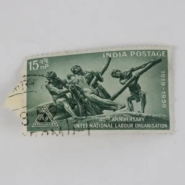 Lot Of 3 India Stamps Used Canceled 1950s Malaria Control 40th Labor Anniversary