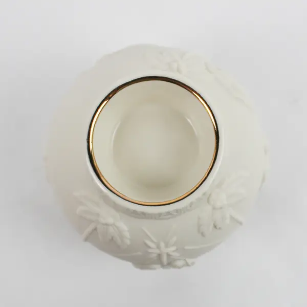 Lenox Ornamental Glow Nativity Bisque Porcelain Tea Light Candle Holder 4"