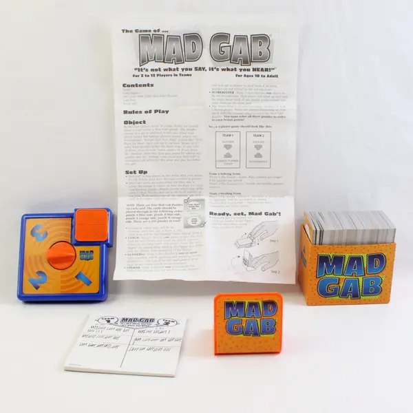 Mad Gab 2005 Mattel Party Card Game Complete