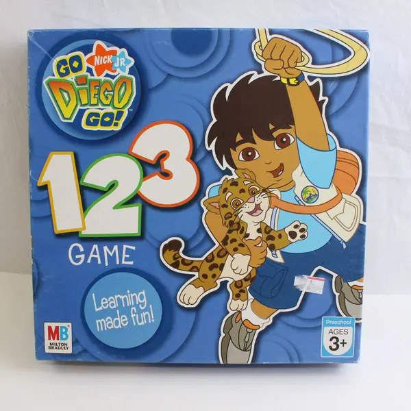 Go Diego Go 123 Game Learning Made Fun by Milton Bradley 2006 Complete
