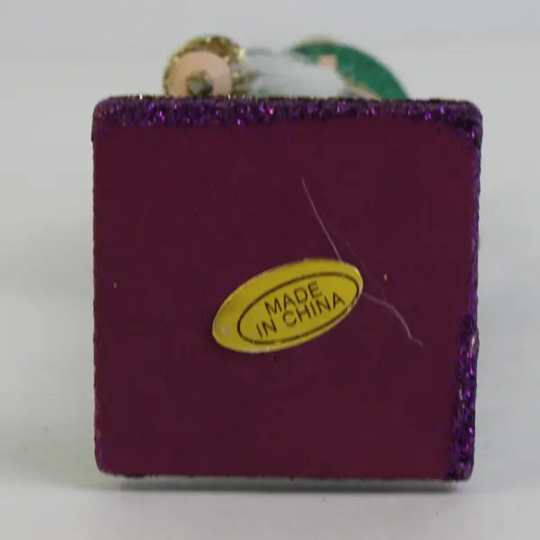 Multicolor Glittery Nutcracker Christmas Ornament 5.5"