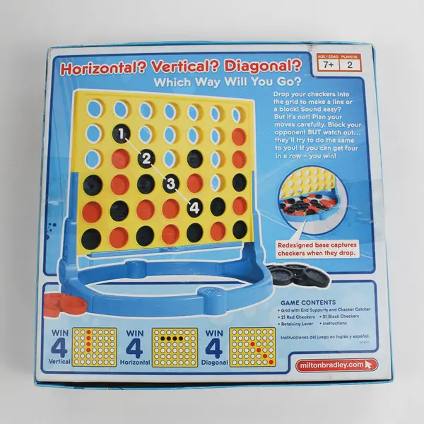 The Original CONNECT 4 Family Game by Milton Bradley Complete Used