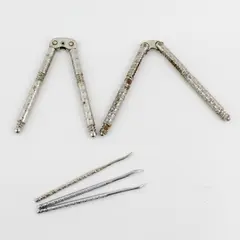 2 Metal Nutcrackers With 3 Picks