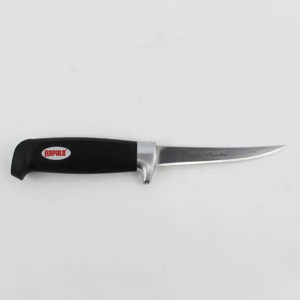 Rapala 4"  Blade Fishing Fillet Knife With Black Artificial Leather Sheath