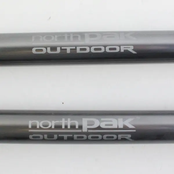 Northpak Outdoor Lock Adjustable Trekking Poles Cork Grip Basket Rubber Tip