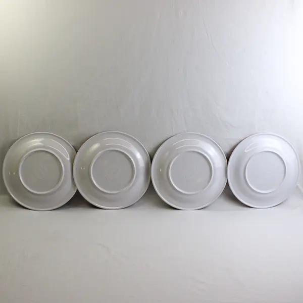 Set Of 4 Longaberger Melamine Dinner Plates Sunny Day Multicolor 