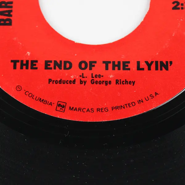 Bobby Barnett, Love Me Love Me /The End Of Lyin' Columbia Records 4-44589