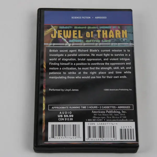 Jewel Of Tharn By Jeffrey Lord Read By Lloyd James (Audiobook, 2 Cassettes)