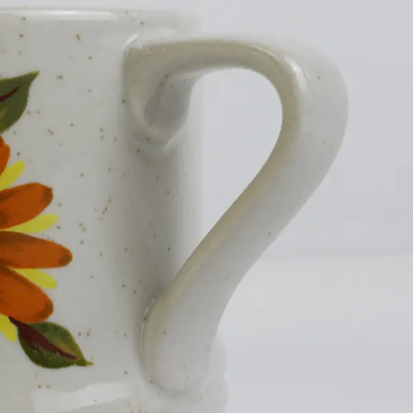 VTG Capri Bake Serve N' Store Stoneware Floral Design Coffee Mug